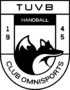 Logo du TU Verrières Handball, renard noire sur écusson